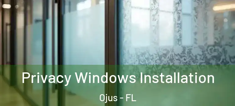  Privacy Windows Installation Ojus - FL